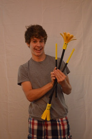 Friday sticks; devil sticks; toy