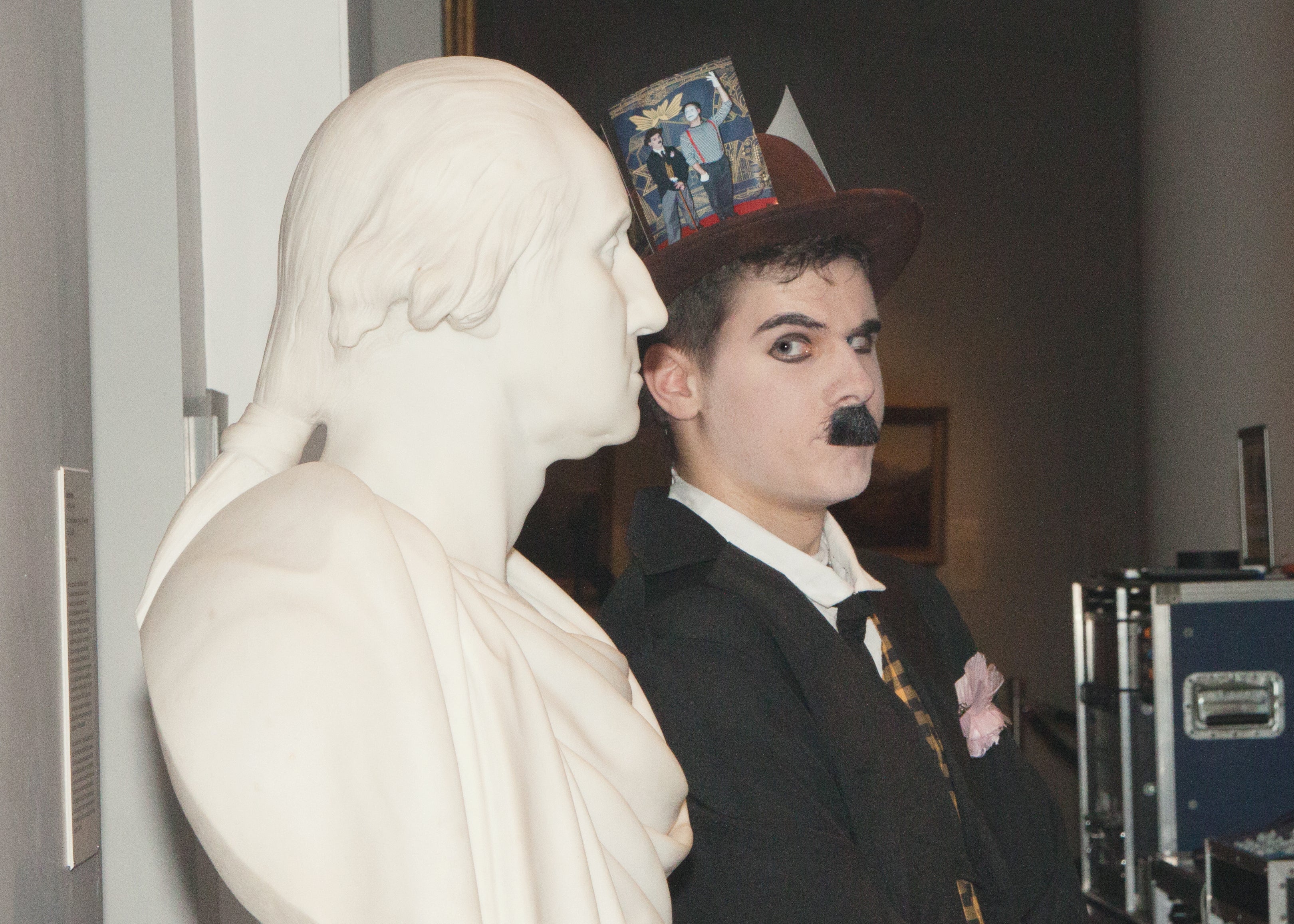 Event entertainment; Charlie Chaplin; Costumed characters for events