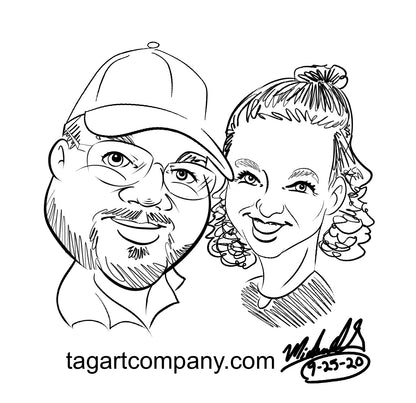 Caricature; caricature service; special order caricature